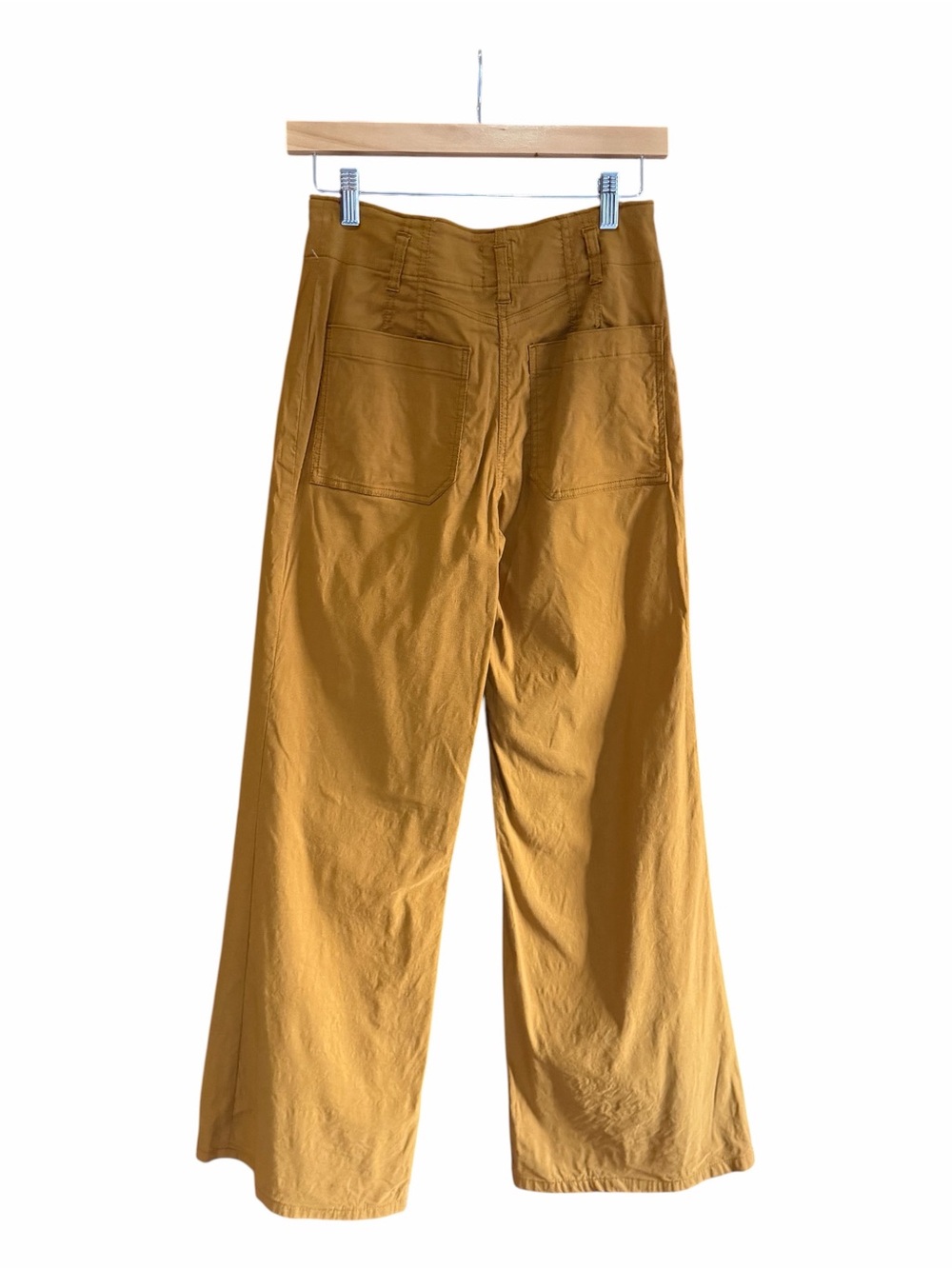 MAEVE The Junie High-Rise Flare Pants Bronze Magic Fabric 26 - Picture 7 of 16